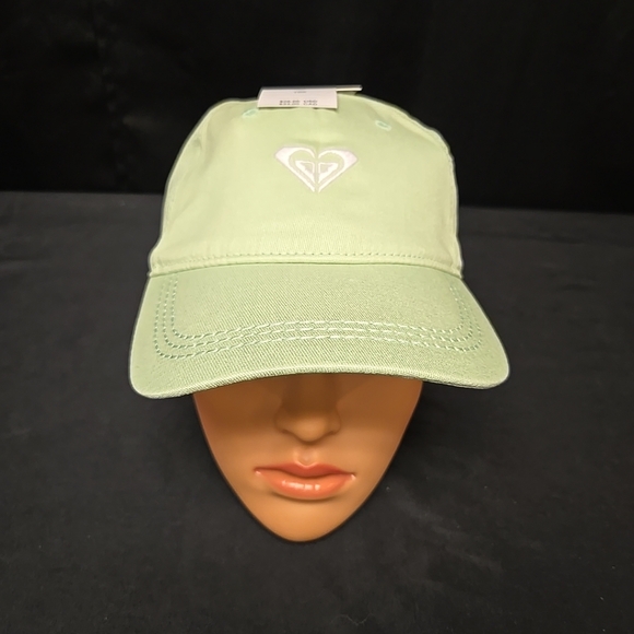 55cm Girls Roxy Dear Believer Baseball Hat Adjustable Strapback Cap Pistachio - Picture 4 of 4
